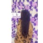 Medium Knotless Box Braids (mid back)