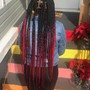 Med-large knotless braids hair included