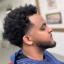 mens haircut and beard trim