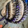 Wig braid down cornrows