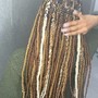 Criss-Cross Smedium Midback Braids