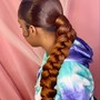 Sleek Ponytail (Natural Hair )