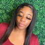 Front  Lace 20’ Straight Wig