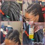 Loc Retwist/Apple Cider Vinegar Cleanse/Style