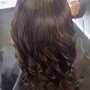 Shampoo/detangle and blow dry only