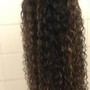 Goddess Braid curly hair ad on