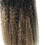 Goddess Braid curly hair ad on