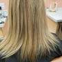 Medium length hair cut