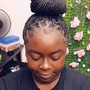 Loose Hair Crochet Styling