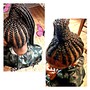 Men Braids with designs