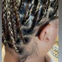 Medium Knotless Braids