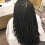 Kinky Twists (shoulder length)