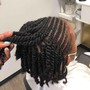 Kinky Twists (shoulder length)