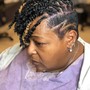 Edge touch up on Braids