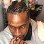 Men’s Braids with faded Sides