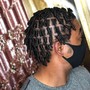 Men’s Braids with faded Sides