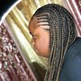 Feed in Pony Tail Braids