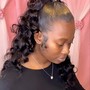 Sleek Ponytail (Natural Hair )