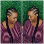 Goddess Knottless braids