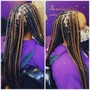 5 to 7 Feed in braids