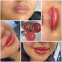 Lips neutralization and blushing (pigmented lips)