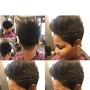 Hair Color Touch Up, Women's Cut