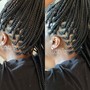 Small FEED-IN ponytail (waist)