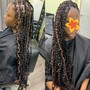 Natural Hair Boho Braids