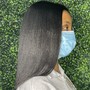 Silk press/hydration steam treatment/hair mask or deep conditioning/trim or hair dusting