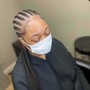 Jumbo Knotless Braids Mid Back