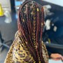 Small knotless braids