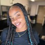 Small knotless braids