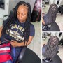 Knee length Knotless braids