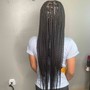 Traditional sew in with leave out