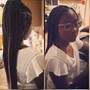 Partial Natural Hair Cornrows