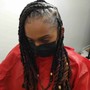 Shampoo retwist and double strand rope Twists