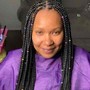 Hybrid knotless Braids (best of both worlds)