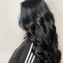 Extensions wash and style