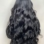 Extensions wash and style