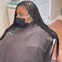 Bohemian Small/medium Knotless Braids