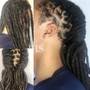 DREAD/LOC ROSE PETAL HAIRSTYLE