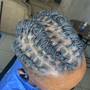 Men cornrows