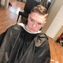 Steam Lather Head Shave