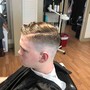 Steam Lather Head Shave