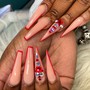 Mani, Pedi with fullset of nails