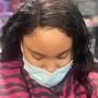 Lace closure sew-in