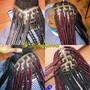 Medium Knotless Braids