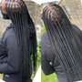 Large Knotless Braids