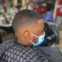 Men’s Traditional Fade w/ Black  Peel Off Mask