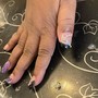 Add On nail charms on 2 nails